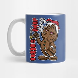 Gingerbread Man Let's Get Baked with blunt Mug